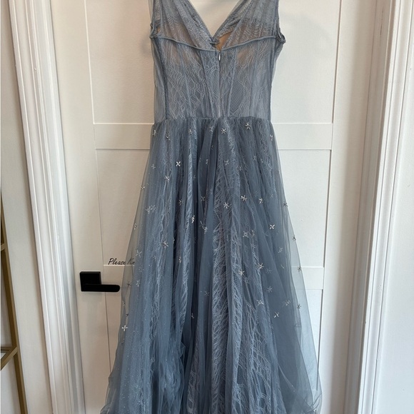 Gazelle by Debby Hardinata Elegant Blue star Evening Gown size XS/S - Picture 3 of 4